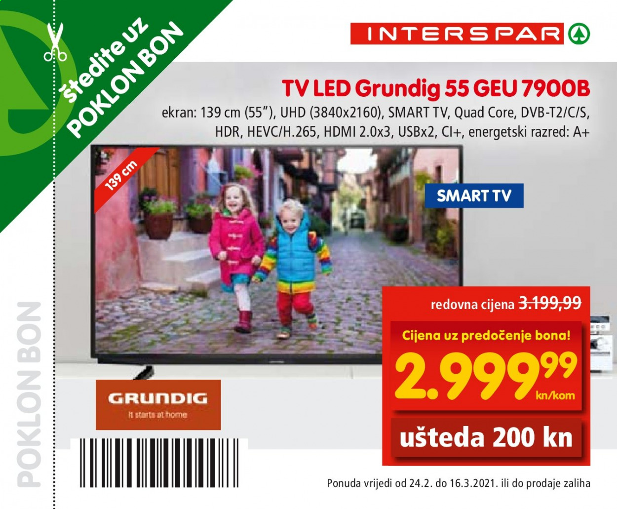 INTERSPAR katalog - 24.02.2021. - 16.03.2021. Stranica 45