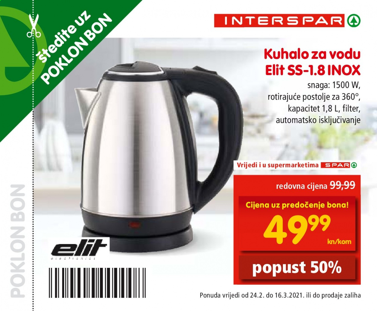 INTERSPAR katalog - 24.02.2021. - 16.03.2021. Stranica 55