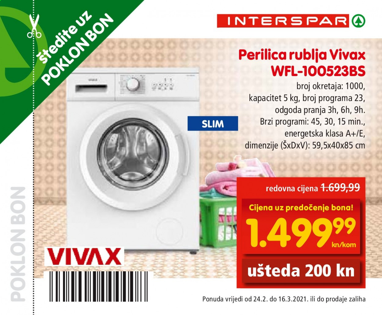 INTERSPAR katalog - 24.02.2021. - 16.03.2021. Stranica 63