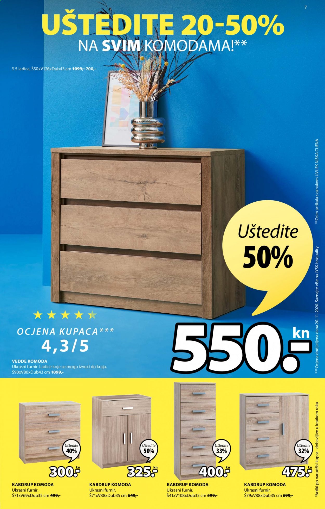 JYSK katalog - 25.02.2021. - 10.03.2021. Stranica 7