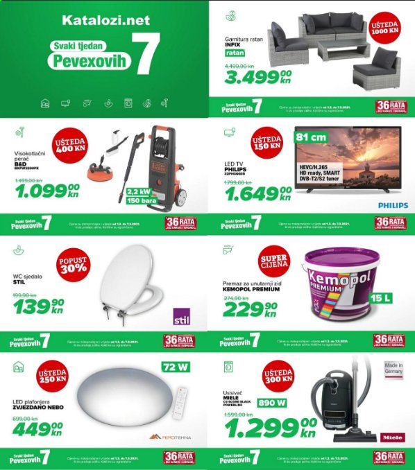 Pevex katalog - 01.03.2021. - 07.03.2021. Stranica 1