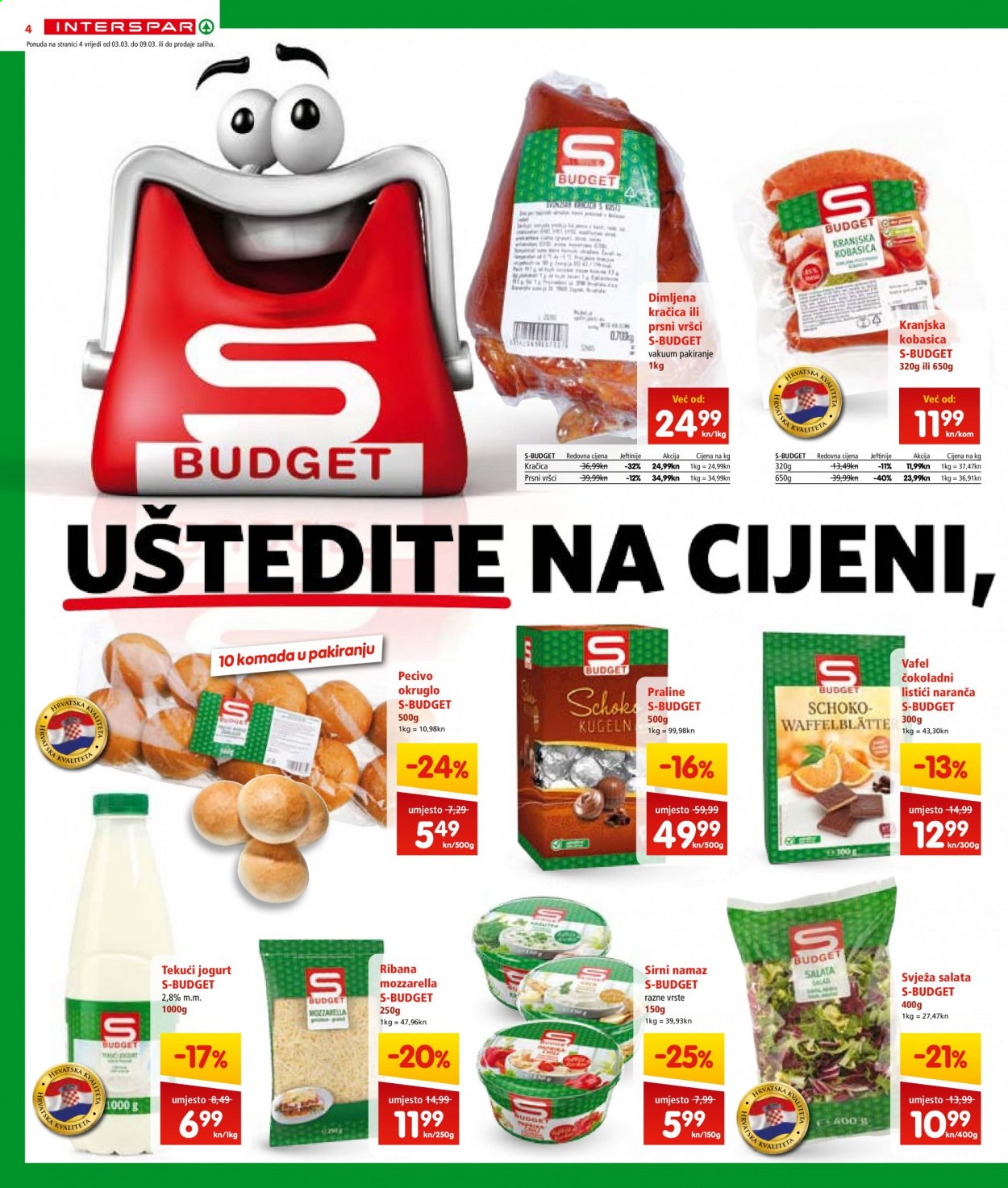 INTERSPAR katalog - 03.03.2021. - 09.03.2021. Stranica 4