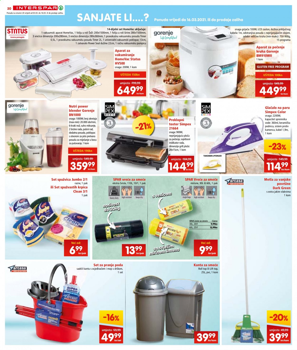 INTERSPAR katalog - 03.03.2021. - 09.03.2021. Stranica 20