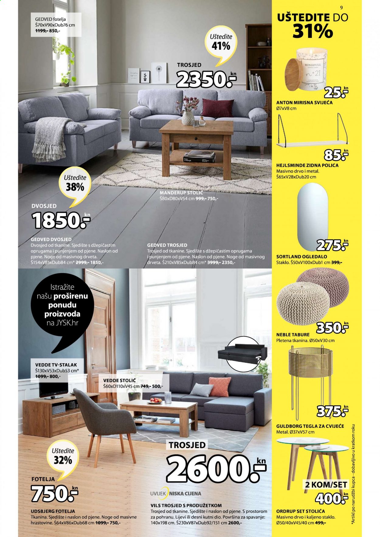 JYSK katalog - 04.03.2021. - 07.03.2021. Stranica 9