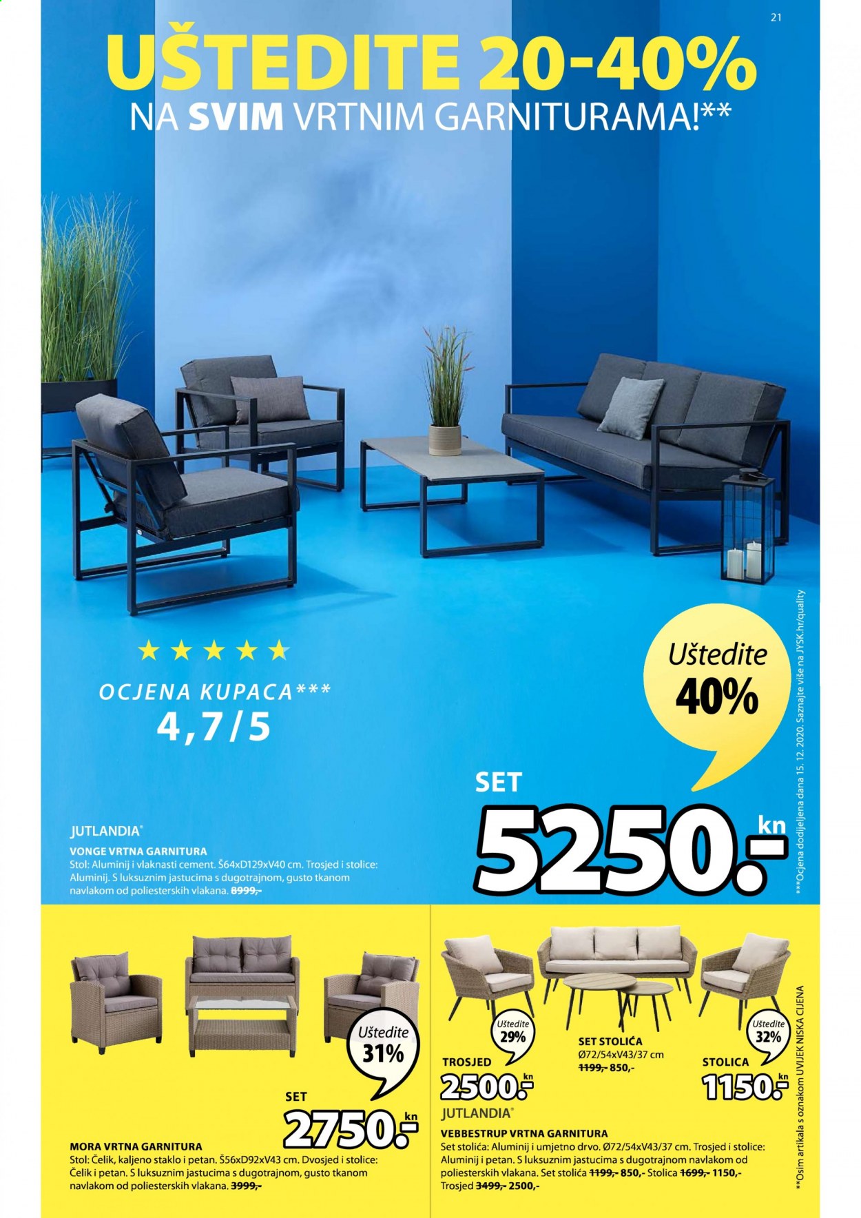 JYSK katalog - 04.03.2021. - 07.03.2021. Stranica 21