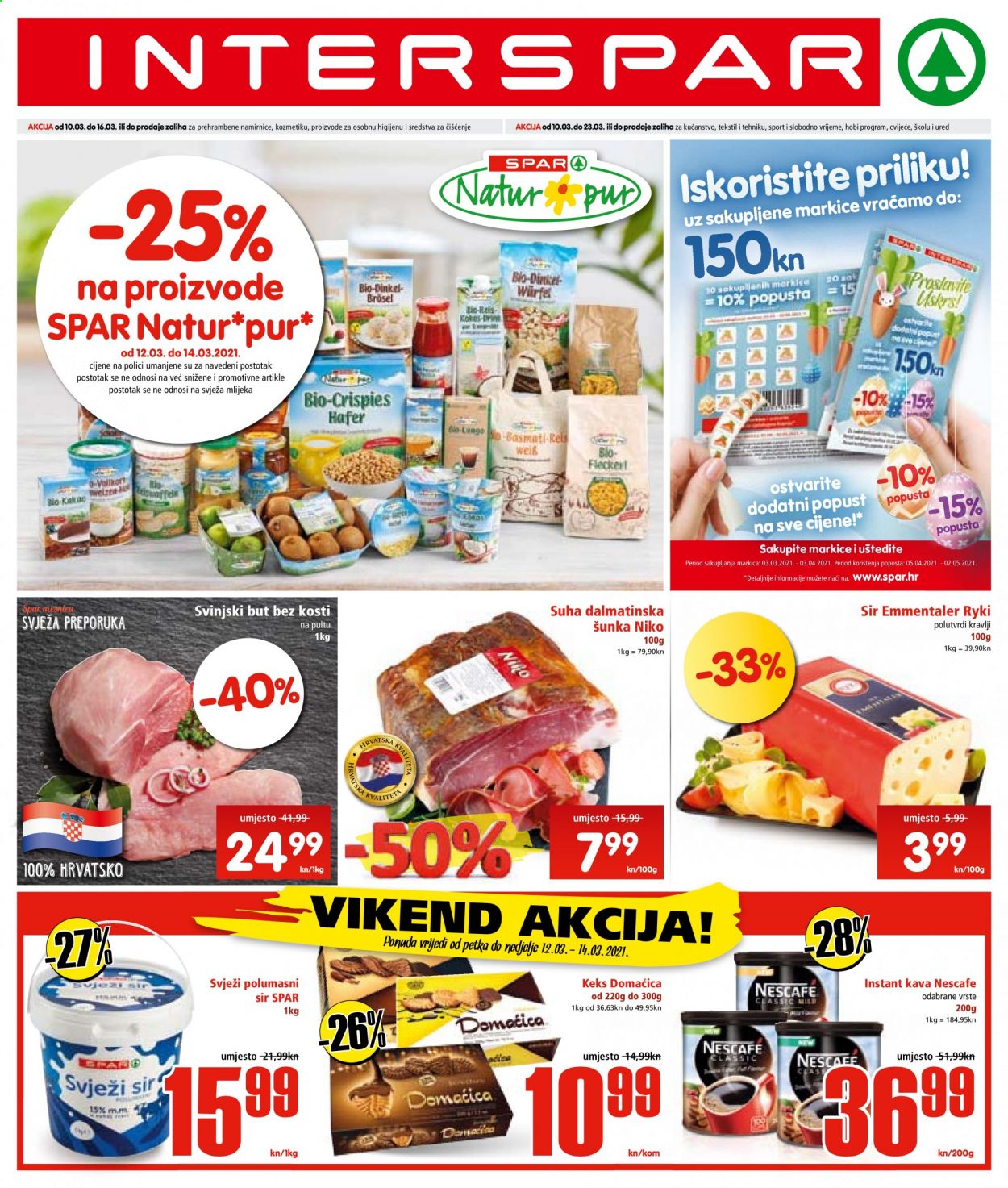 INTERSPAR katalog - 10.03.2021. - 16.03.2021. Stranica 1