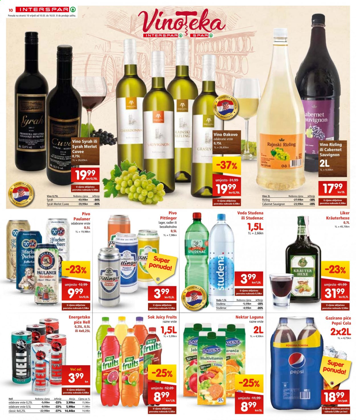 INTERSPAR katalog - 10.03.2021. - 16.03.2021. Stranica 10