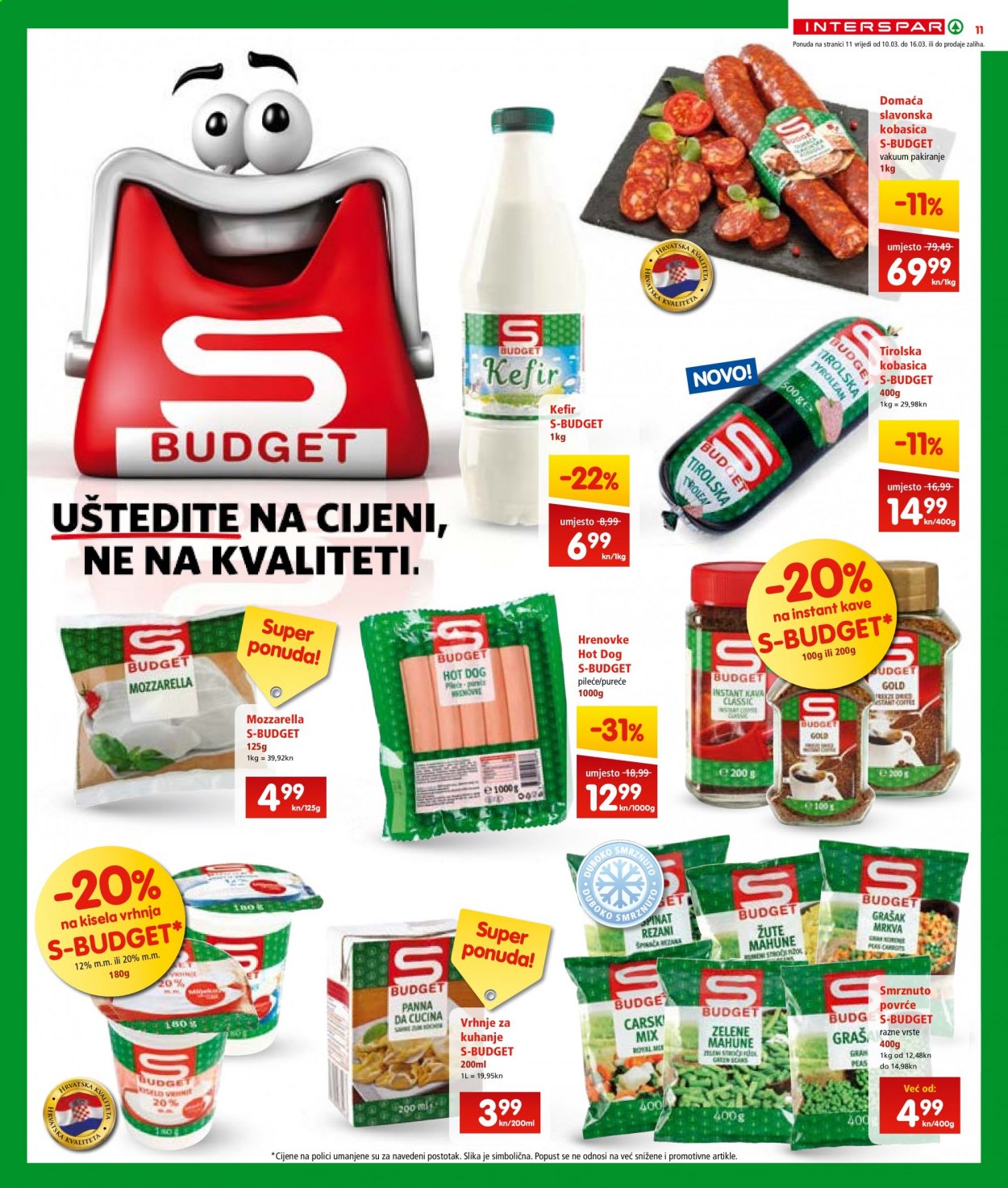 INTERSPAR katalog - 10.03.2021. - 16.03.2021. Stranica 11