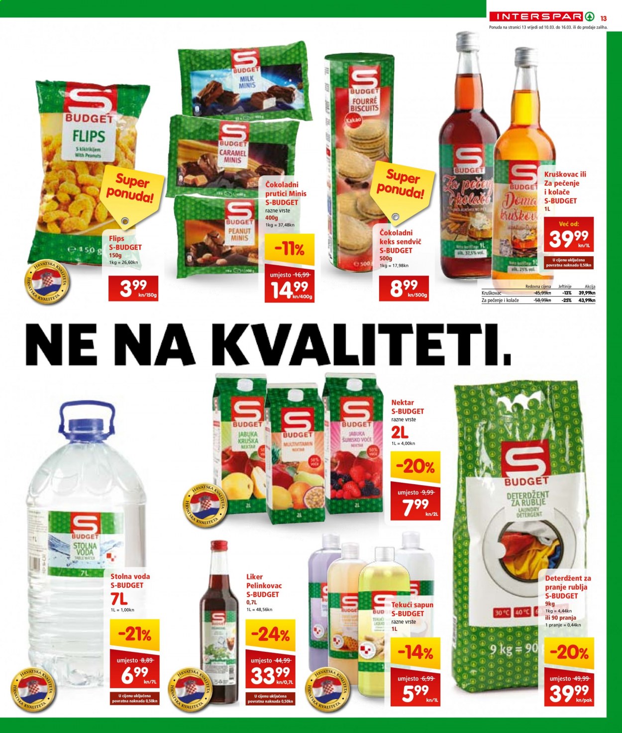 INTERSPAR katalog - 10.03.2021. - 16.03.2021. Stranica 13