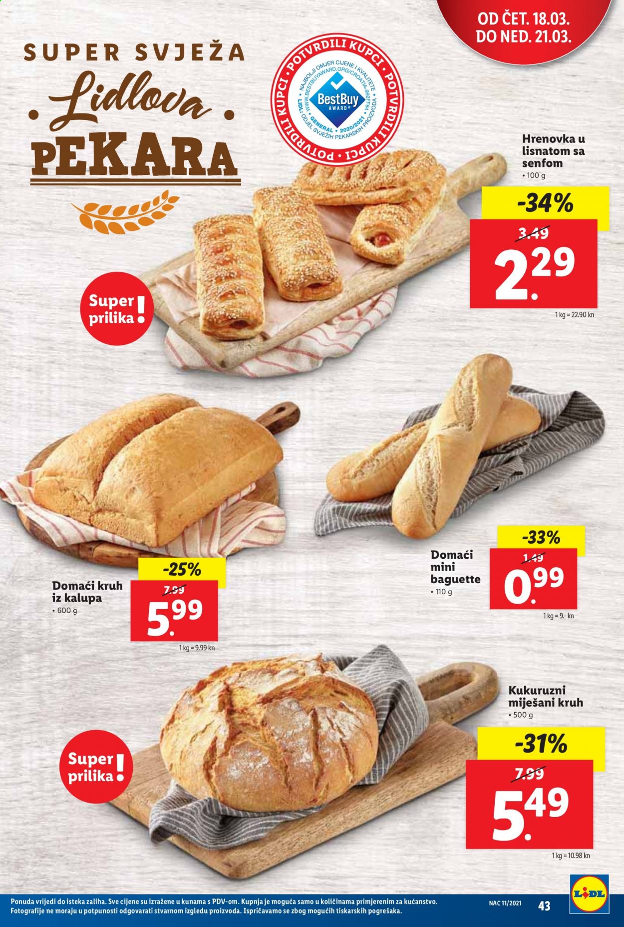 Lidl katalog - 15.03.2021. - 21.03.2021. Stranica 43
