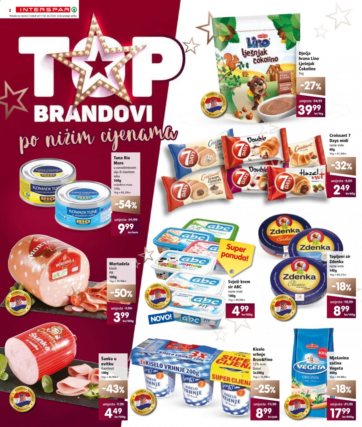 INTERSPAR katalog - 17.03.2021. - 23.03.2021. Stranica 2