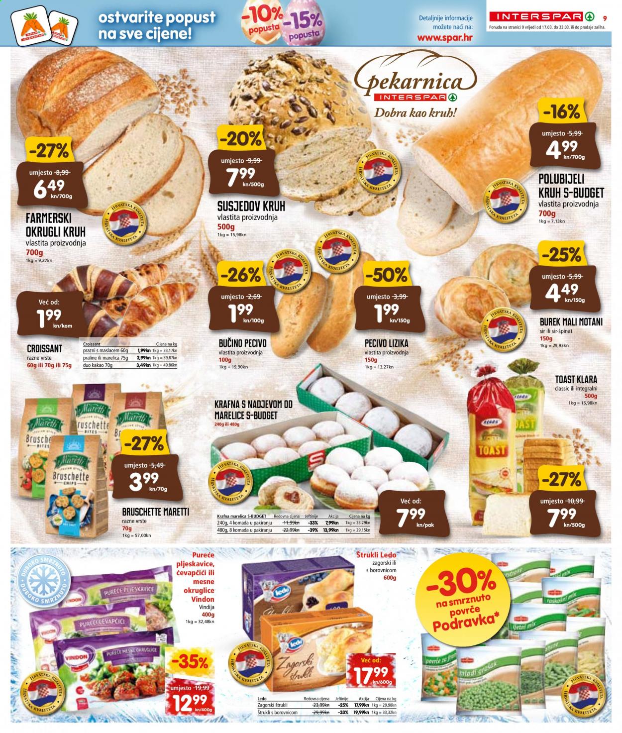 INTERSPAR katalog - 17.03.2021. - 23.03.2021. Stranica 9