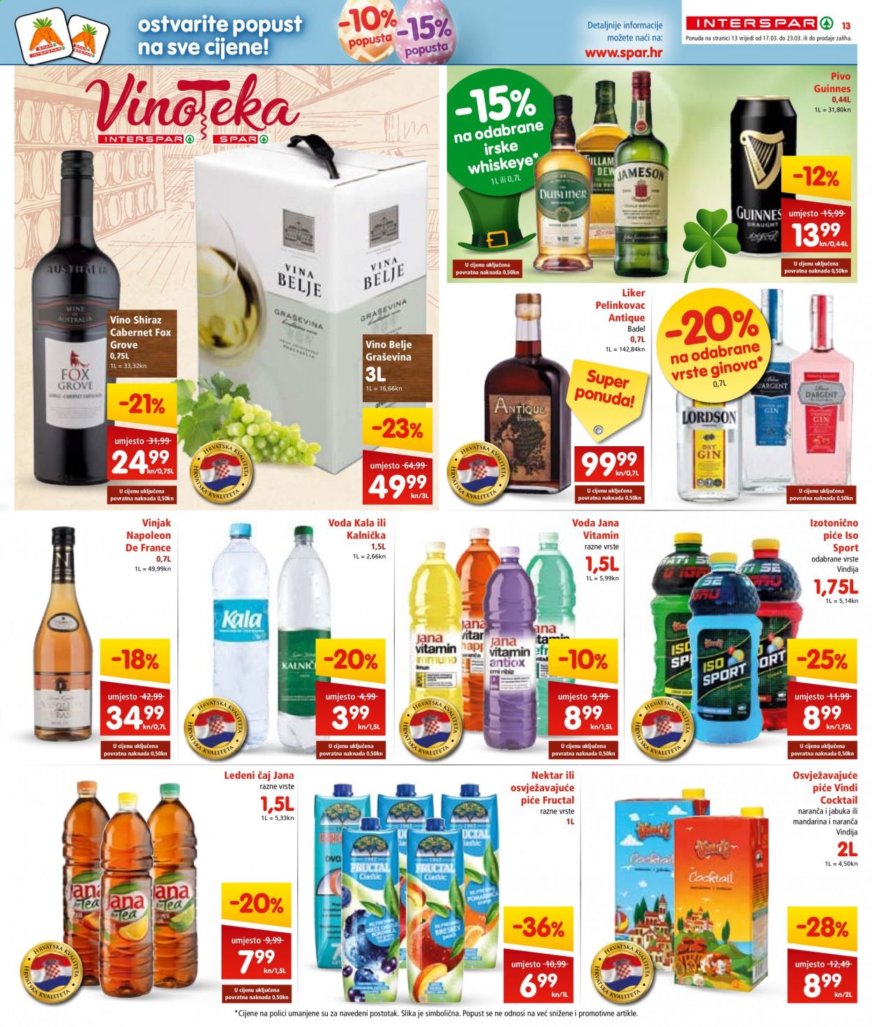INTERSPAR katalog - 17.03.2021. - 23.03.2021. Stranica 13