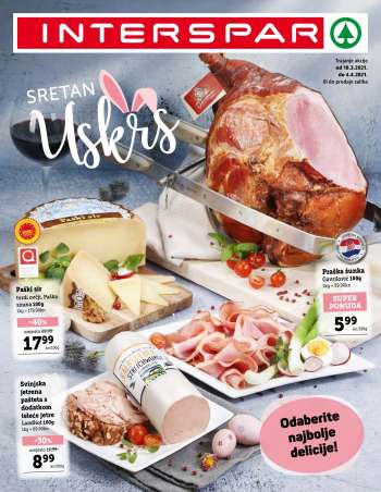 INTERSPAR katalog - 18.03.2021. - 04.04.2021.