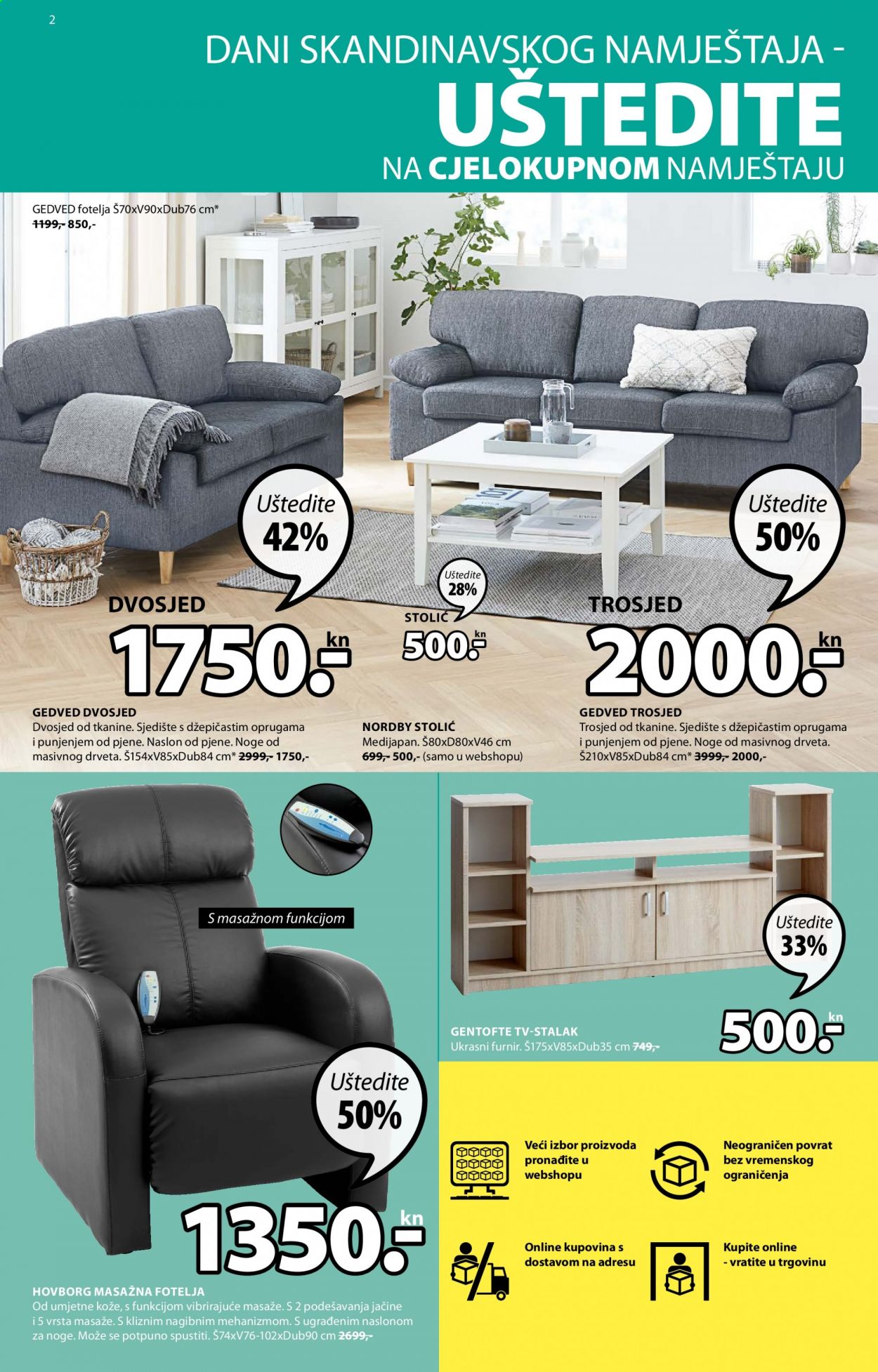 JYSK katalog - 18.03.2021. - 31.03.2021. Stranica 2