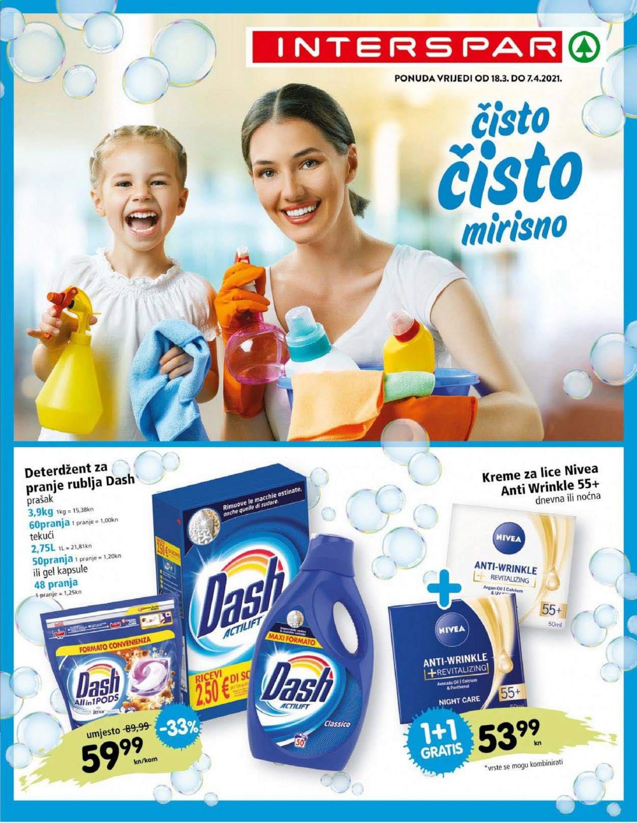 INTERSPAR katalog - 18.03.2021. - 07.04.2021. Stranica 1