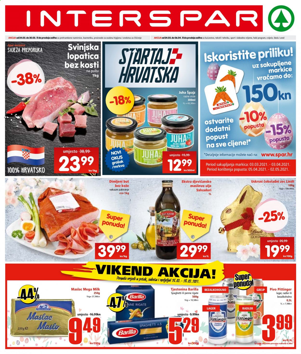 INTERSPAR katalog - 24.03.2021. - 30.03.2021. Stranica 1