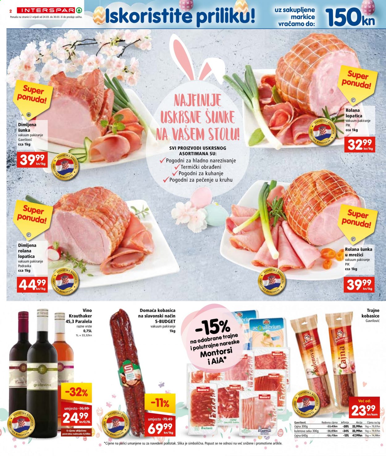 INTERSPAR katalog - 24.03.2021. - 30.03.2021. Stranica 2