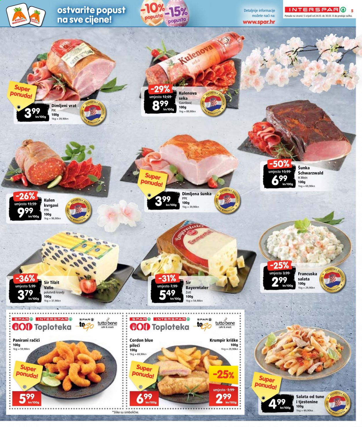 INTERSPAR katalog - 24.03.2021. - 30.03.2021. Stranica 5