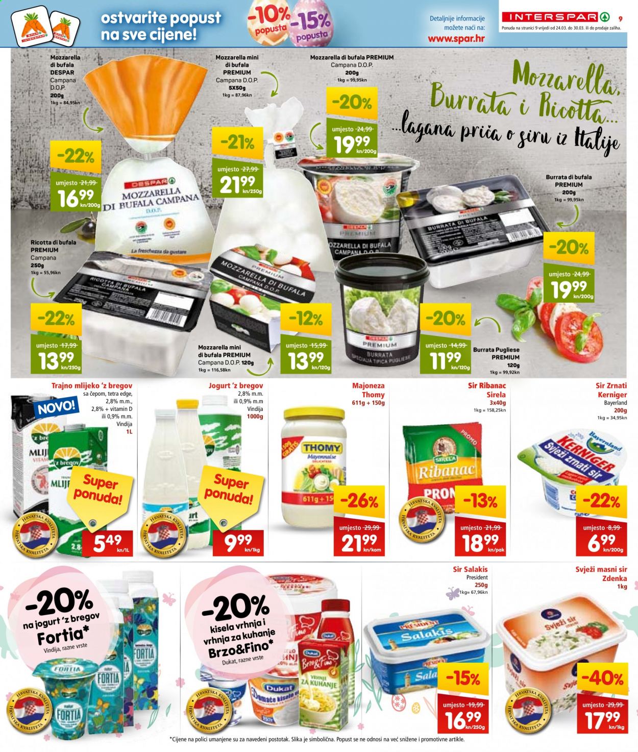 INTERSPAR katalog - 24.03.2021. - 30.03.2021. Stranica 9