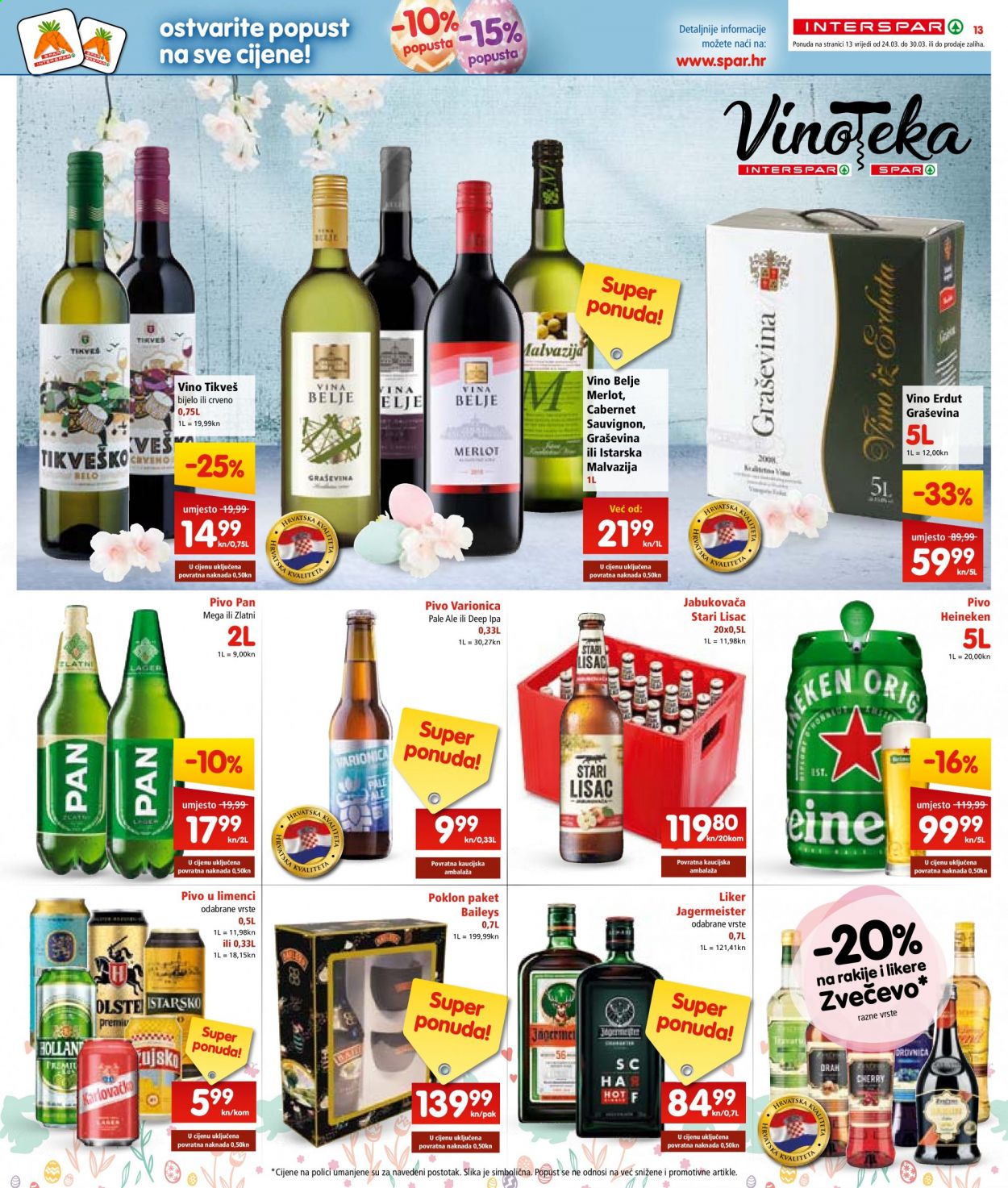 INTERSPAR katalog - 24.03.2021. - 30.03.2021. Stranica 13