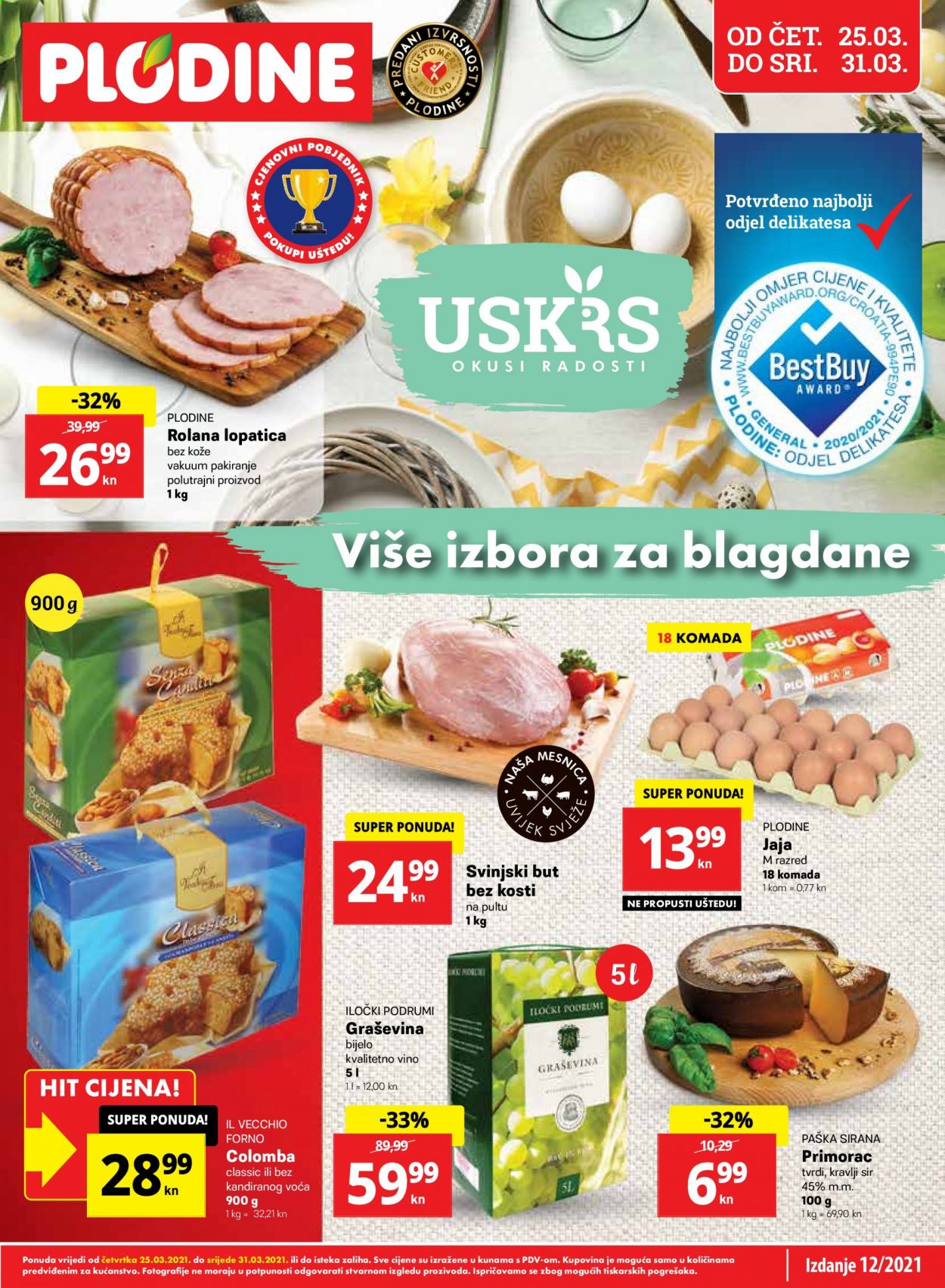 Plodine katalog - 25.03.2021. - 31.03.2021. Stranica 1
