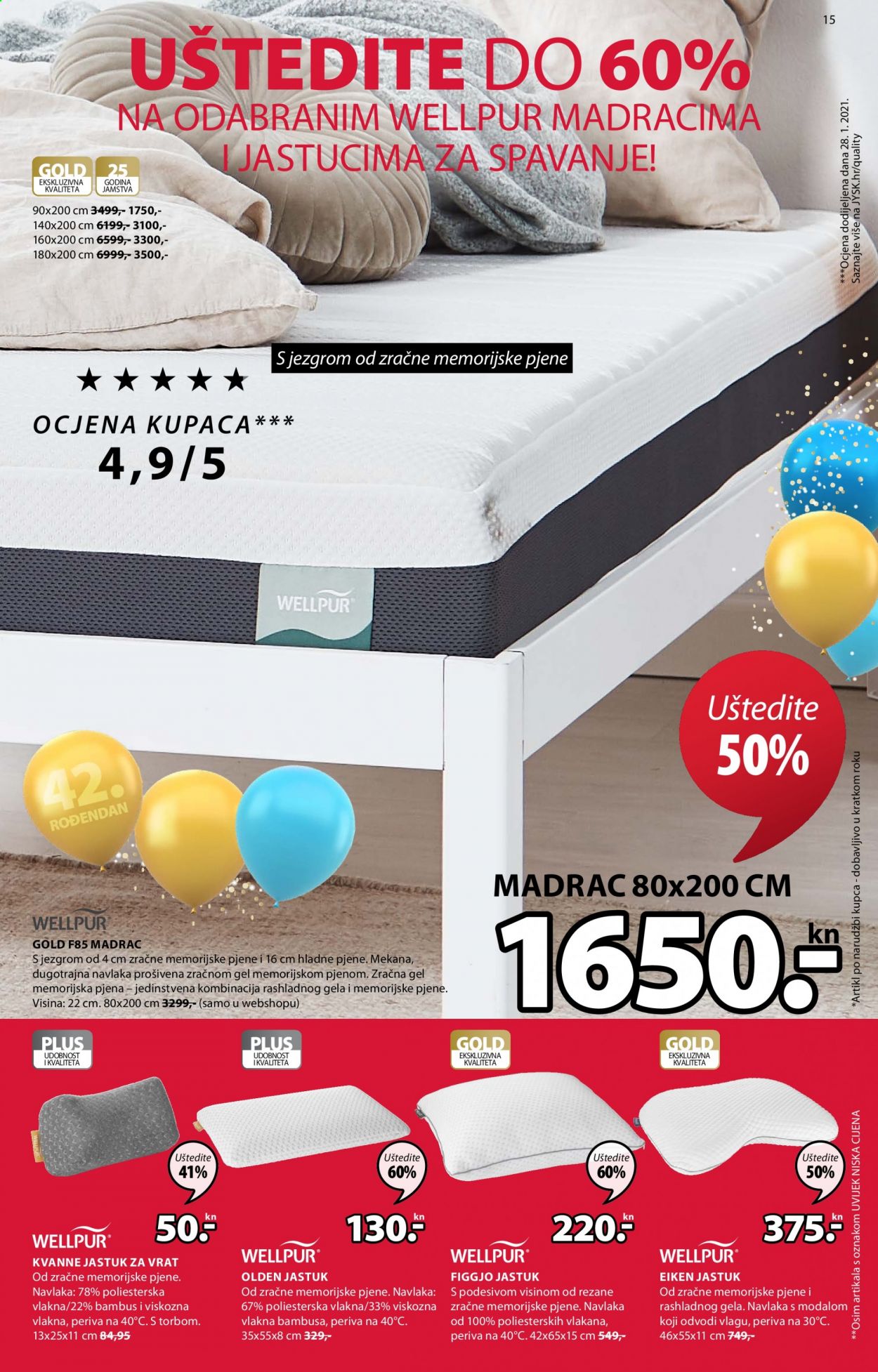 JYSK katalog - 25.03.2021. - 07.04.2021. Stranica 15