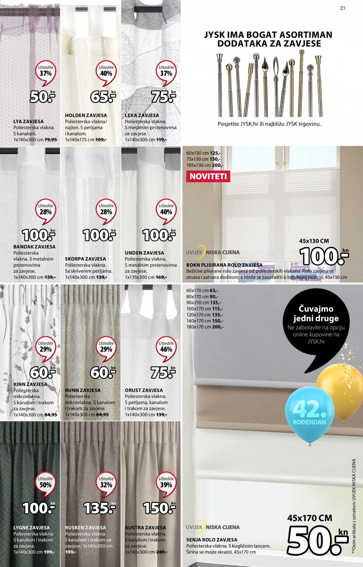 JYSK katalog - 25.03.2021. - 07.04.2021. Stranica 21
