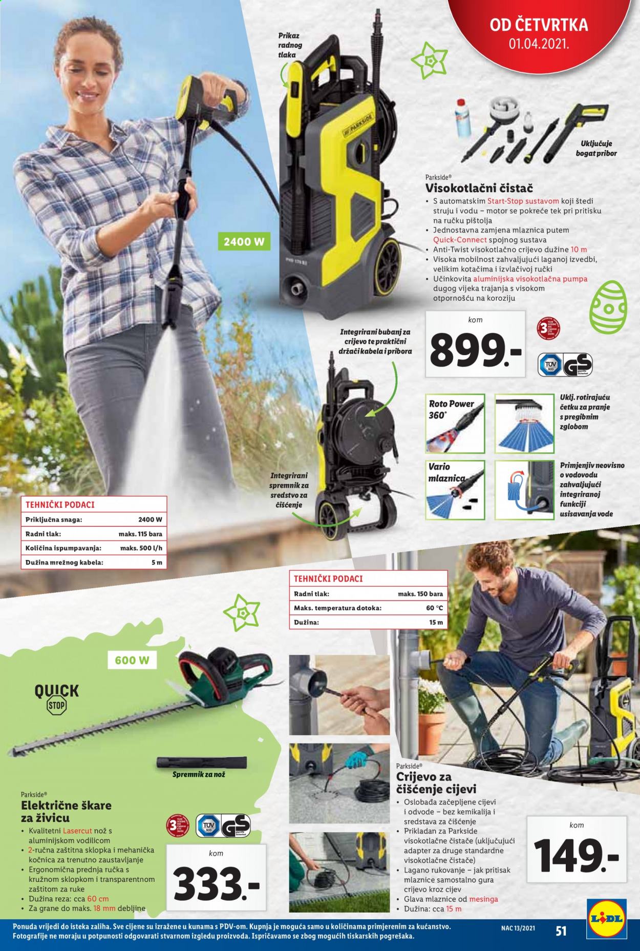 Lidl katalog - 29.03.2021. - 03.04.2021. Stranica 51