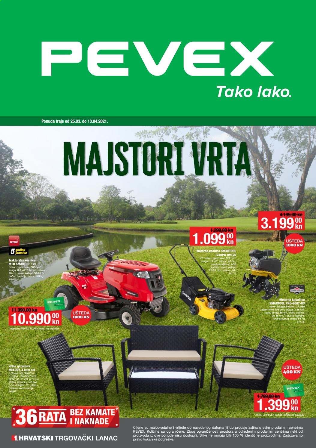 Pevex katalog - 25.03.2021. - 13.04.2021. Stranica 1