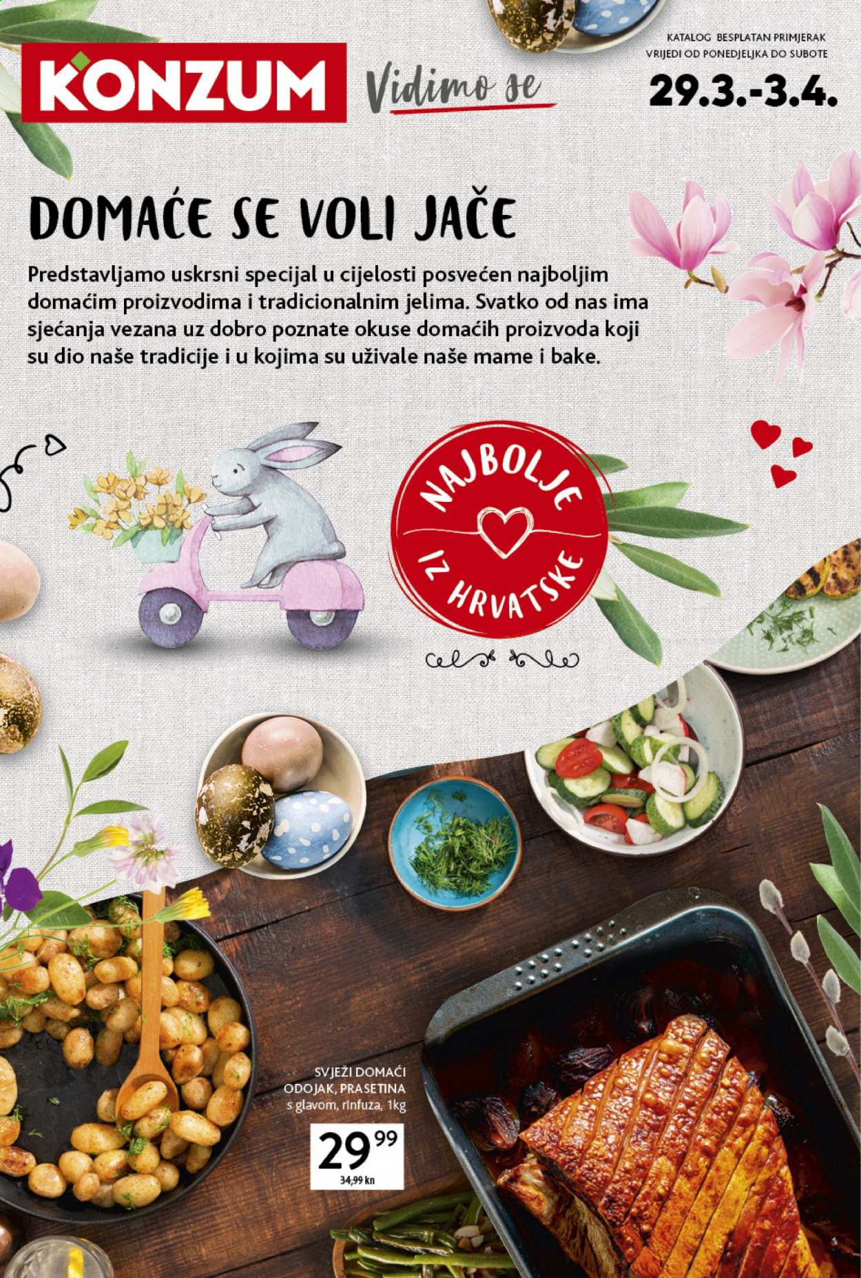 Konzum katalog - 29.03.2021. - 03.04.2021. Stranica 1