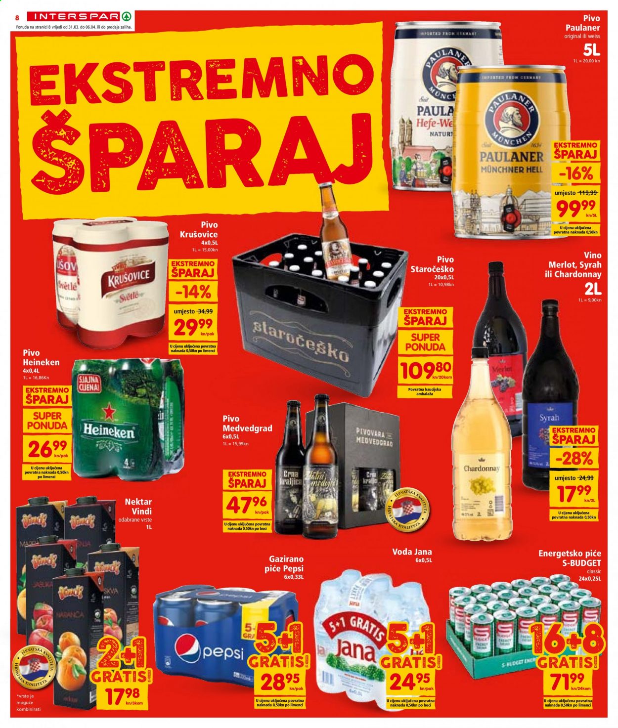 INTERSPAR katalog - 31.03.2021. - 06.04.2021. Stranica 8