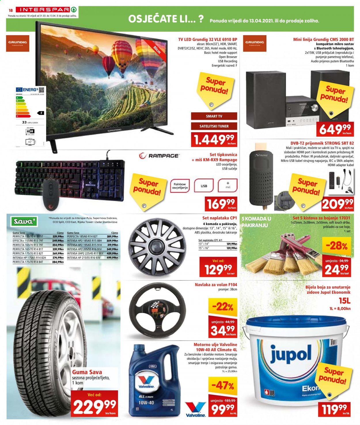 INTERSPAR katalog - 31.03.2021. - 06.04.2021. Stranica 18