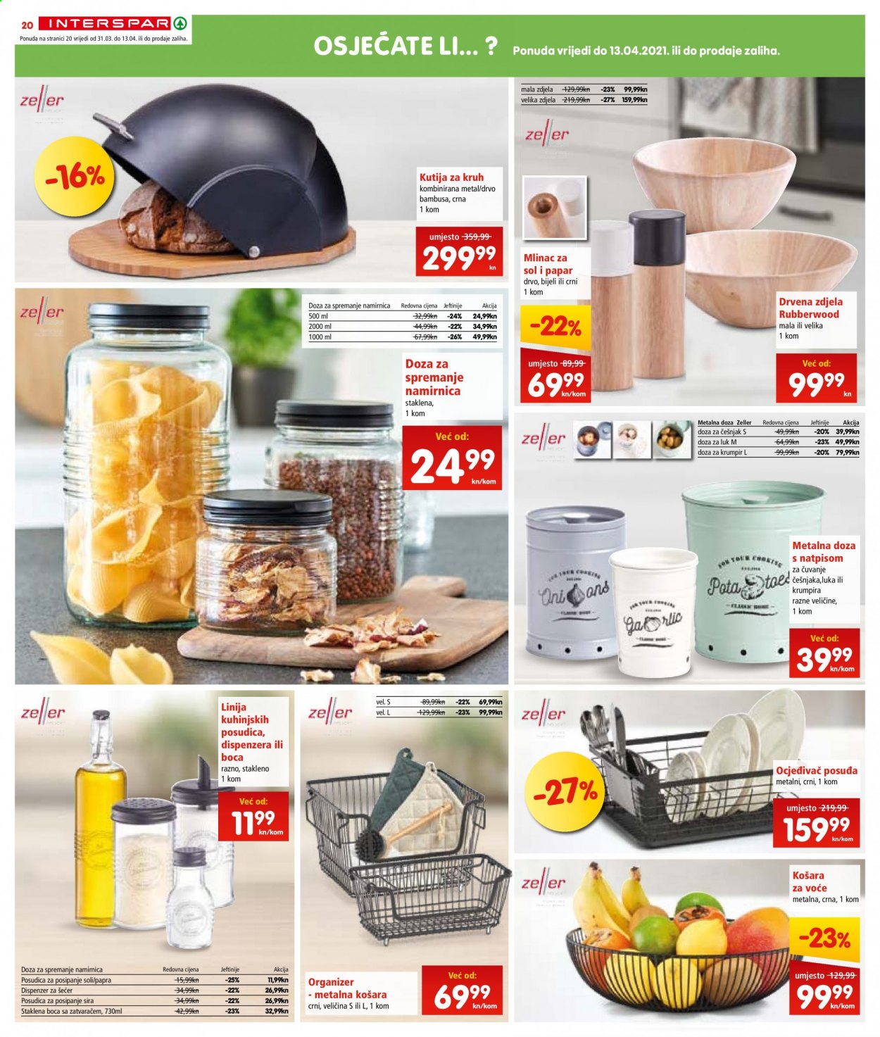 INTERSPAR katalog - 31.03.2021. - 06.04.2021. Stranica 20