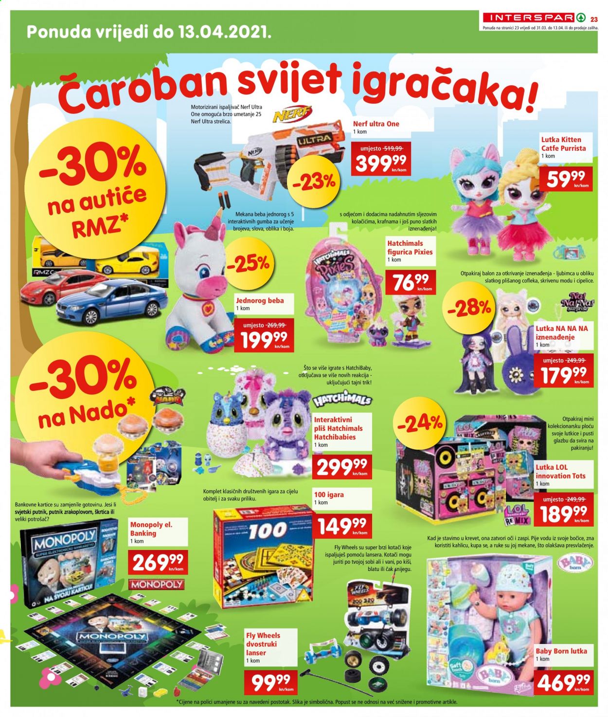 INTERSPAR katalog - 31.03.2021. - 06.04.2021. Stranica 23