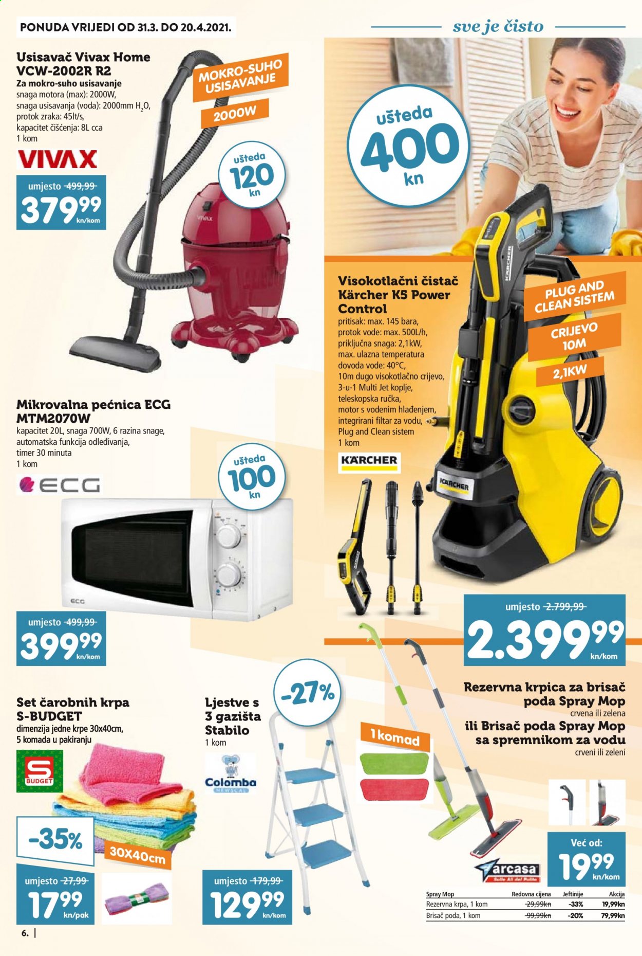 INTERSPAR katalog - 31.03.2021. - 20.04.2021. Stranica 6