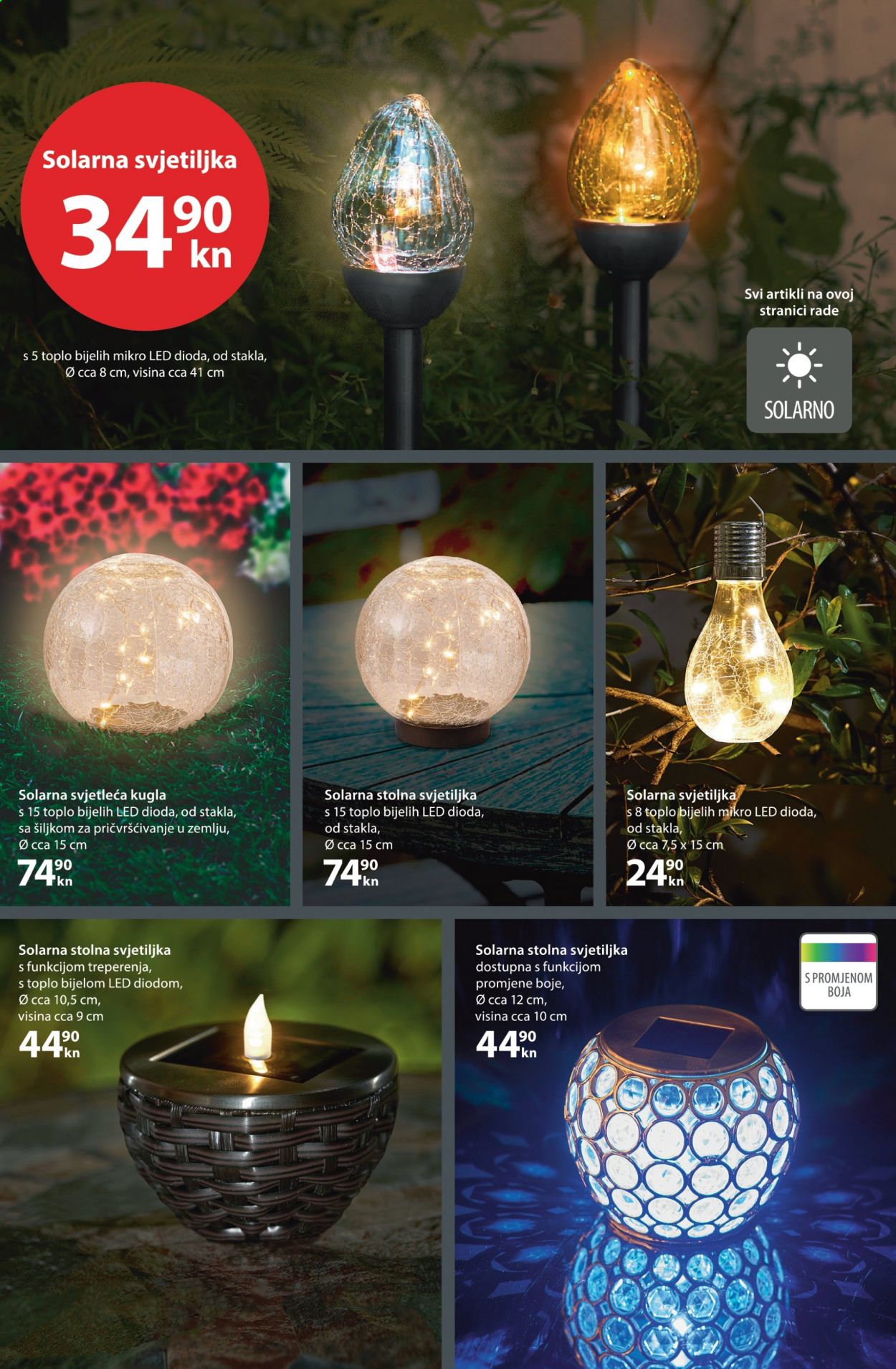 thumbnail - NKD katalog - Sniženi proizvodi - stolna svjetiljka, solarna svjetiljka. Stranica 18.