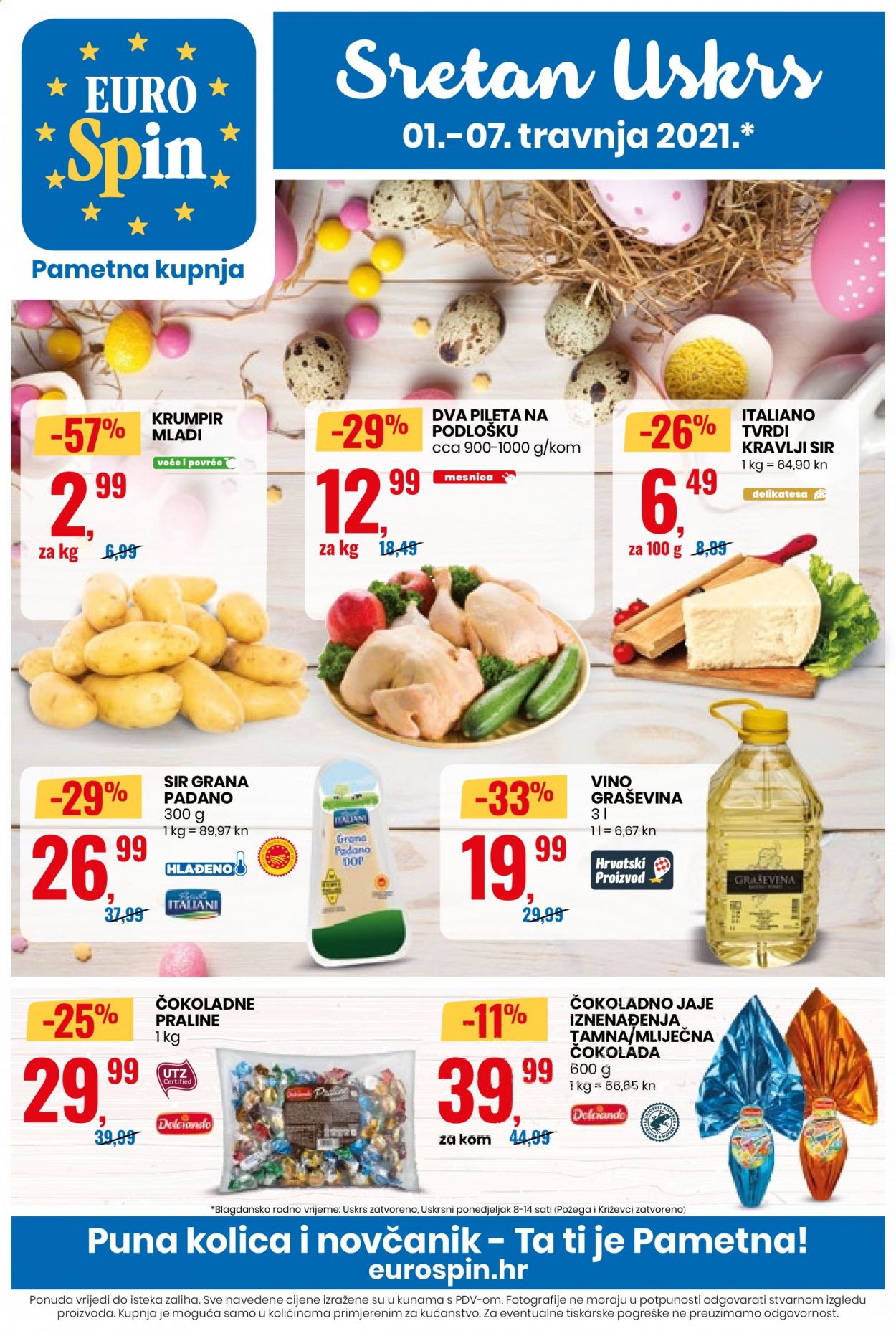Eurospin katalog - 01.04.2021. - 07.04.2021. Stranica 1