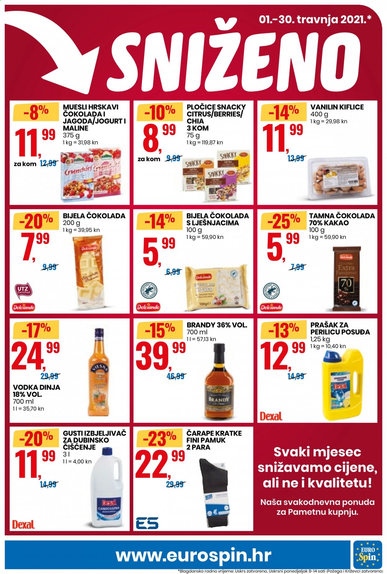 Eurospin katalog - 01.04.2021. - 07.04.2021. Stranica 17