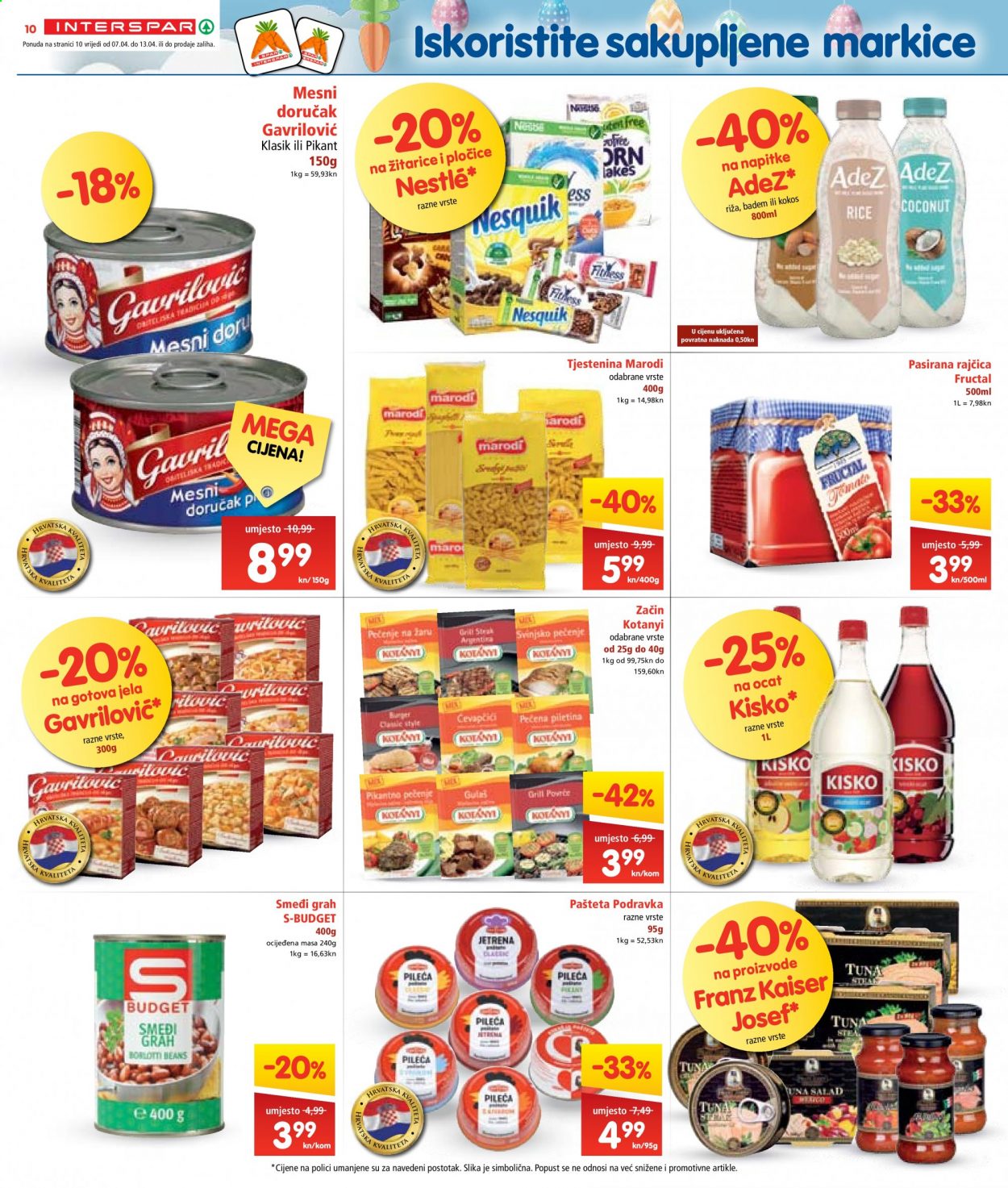 INTERSPAR katalog - 07.04.2021. - 13.04.2021. Stranica 10