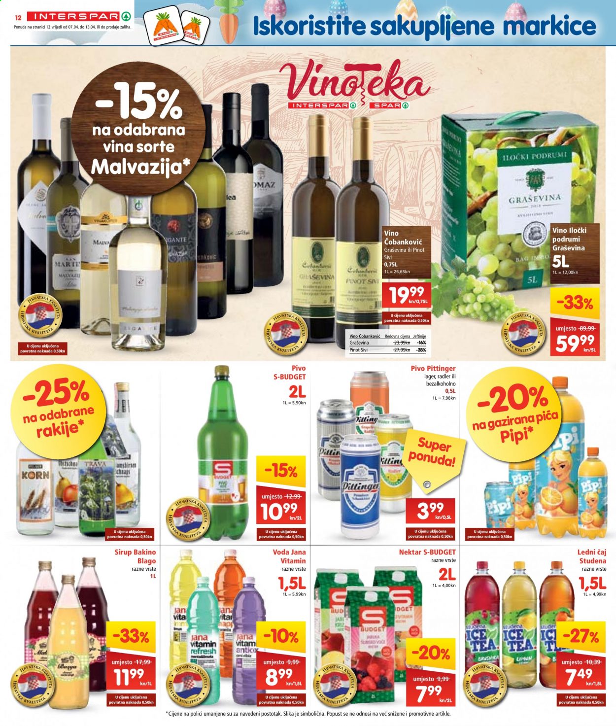 INTERSPAR katalog - 07.04.2021. - 13.04.2021. Stranica 12