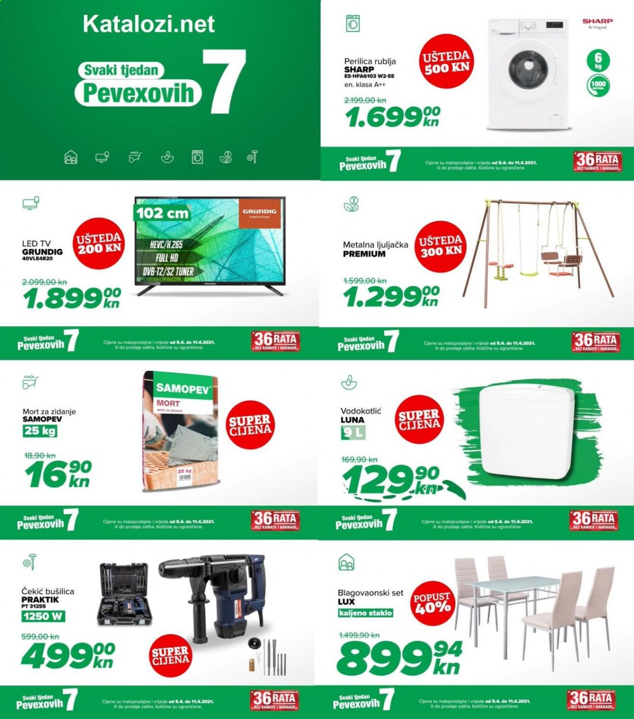 Pevex katalog - 05.04.2021. - 11.04.2021. Stranica 1