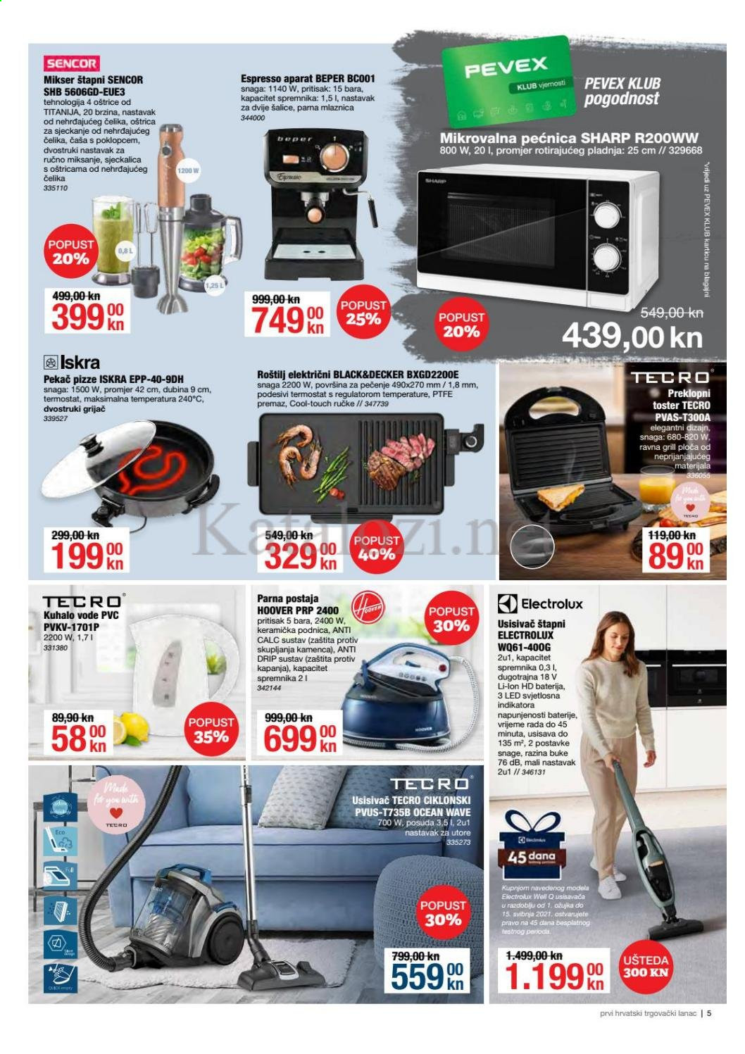 Pevex katalog - 08.04.2021. - 04.05.2021. Stranica 5