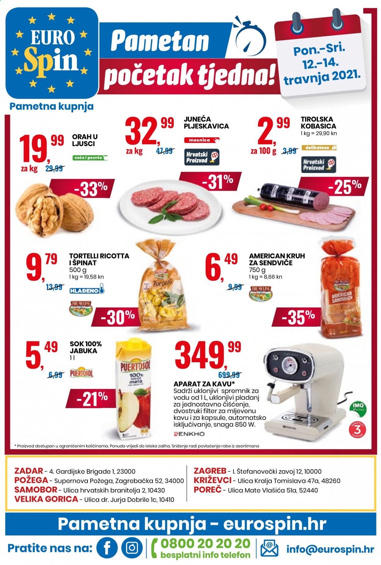 Eurospin katalog - 08.04.2021. - 14.04.2021. Stranica 16