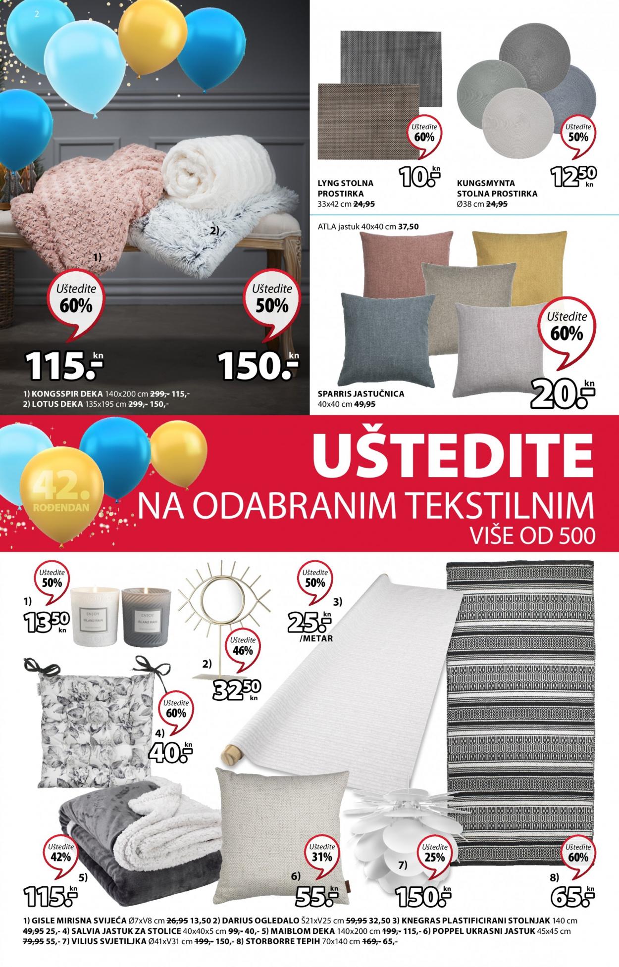 JYSK katalog - 08.04.2021. - 21.04.2021. Stranica 2