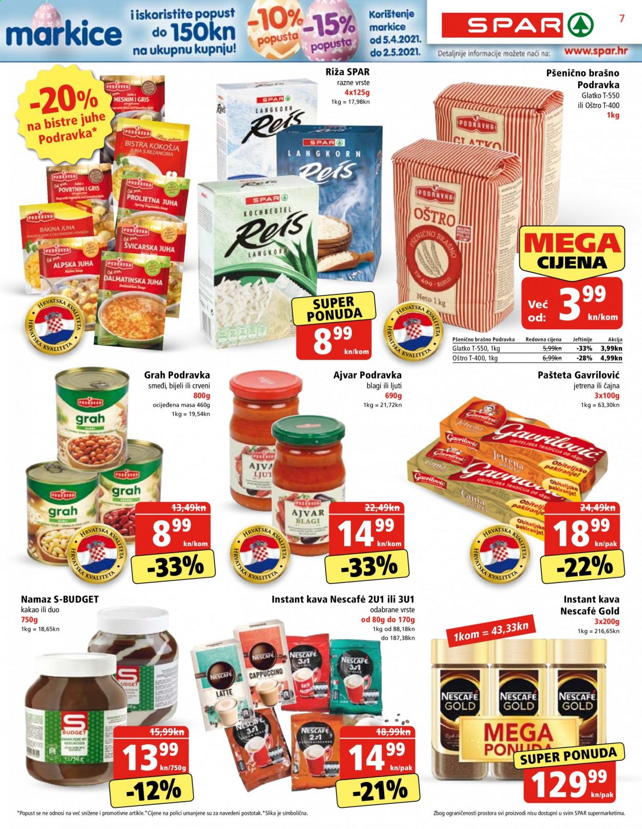 SPAR katalog - 14.04.2021. - 20.04.2021. Stranica 7
