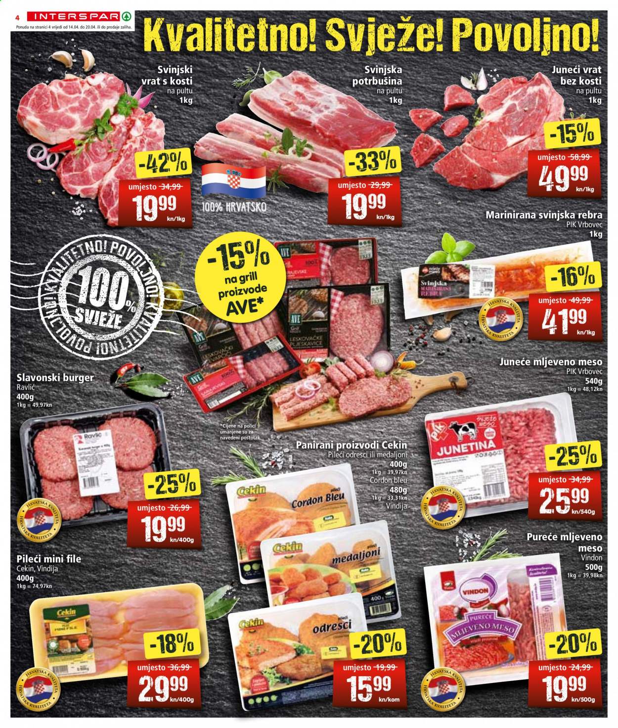 INTERSPAR katalog - 14.04.2021. - 20.04.2021. Stranica 4