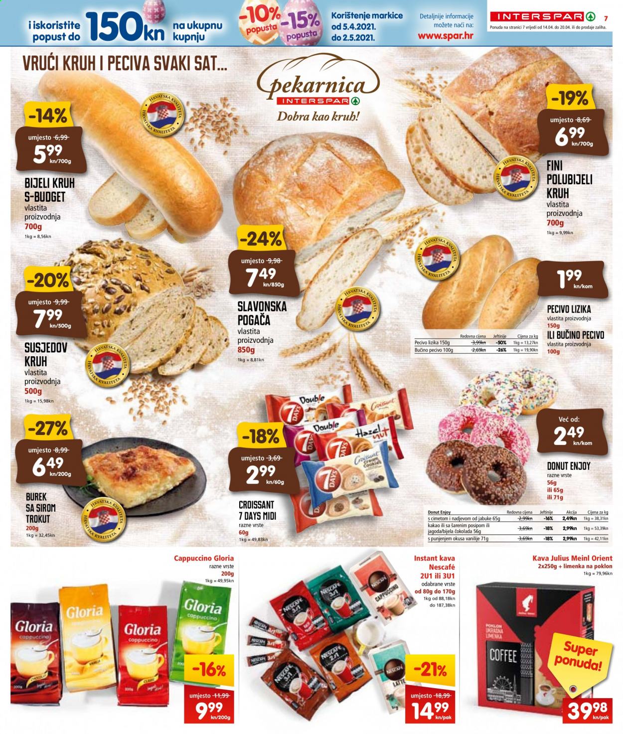 INTERSPAR katalog - 14.04.2021. - 20.04.2021. Stranica 7