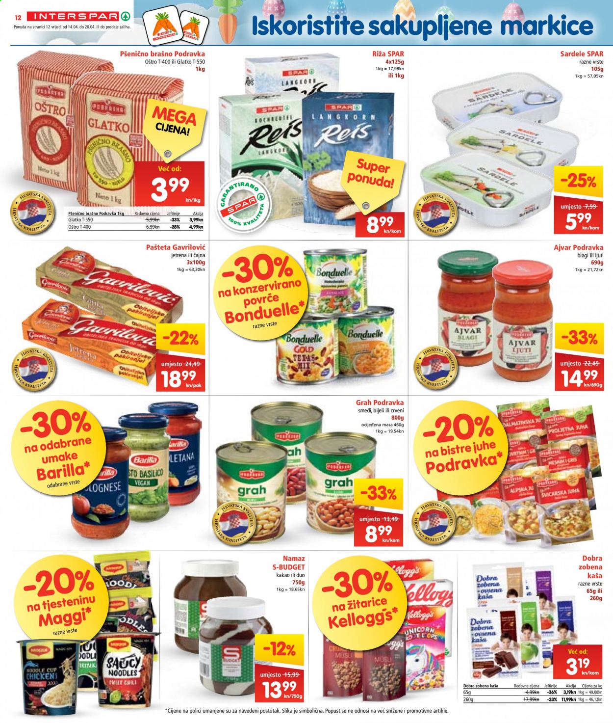 INTERSPAR katalog - 14.04.2021. - 20.04.2021. Stranica 12