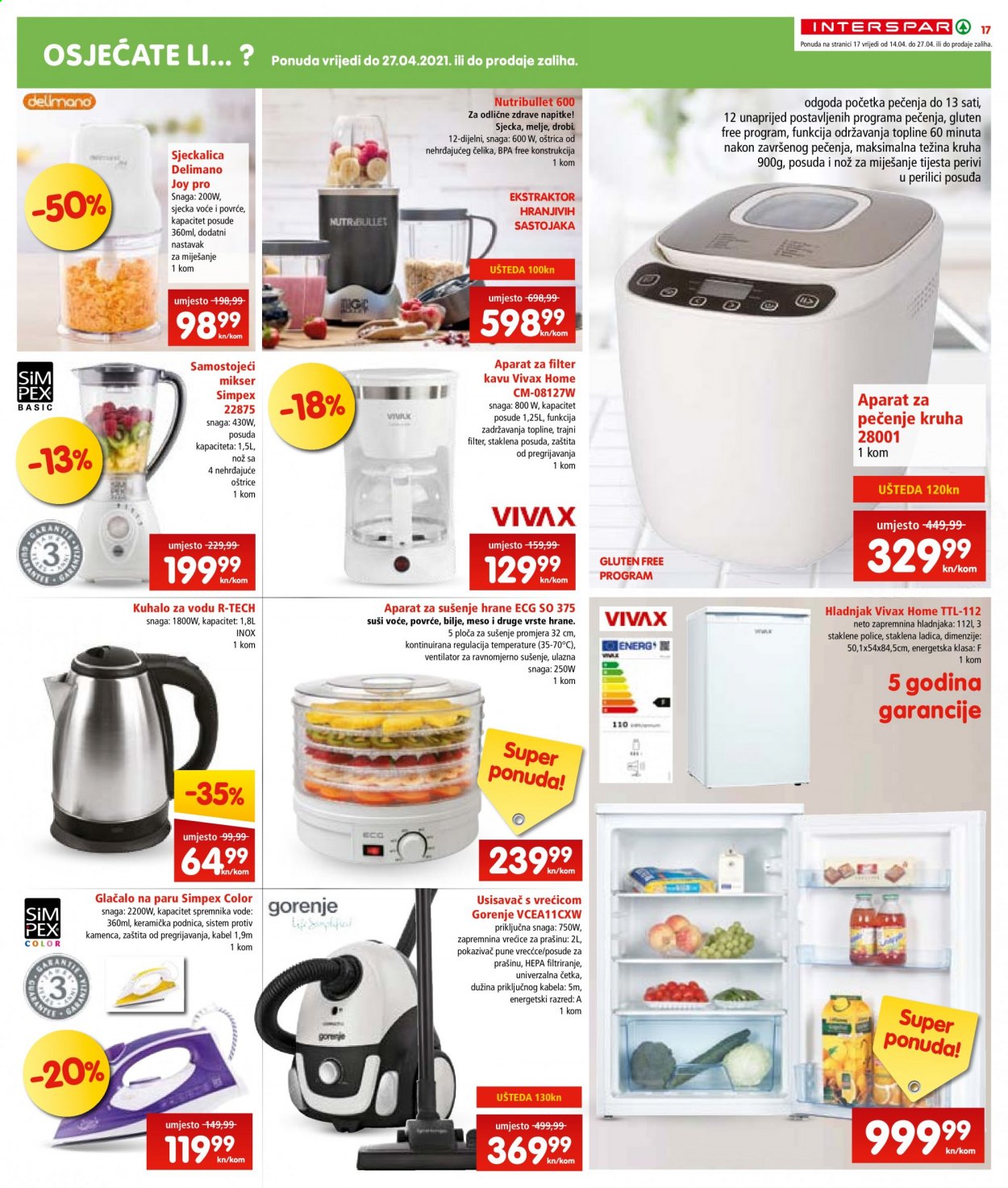 INTERSPAR katalog - 14.04.2021. - 20.04.2021. Stranica 17
